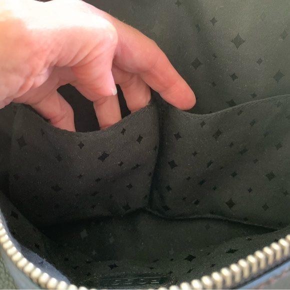 Fossil Pebbled Leather Marlow Satchel Handbag - Picture 11 of 16